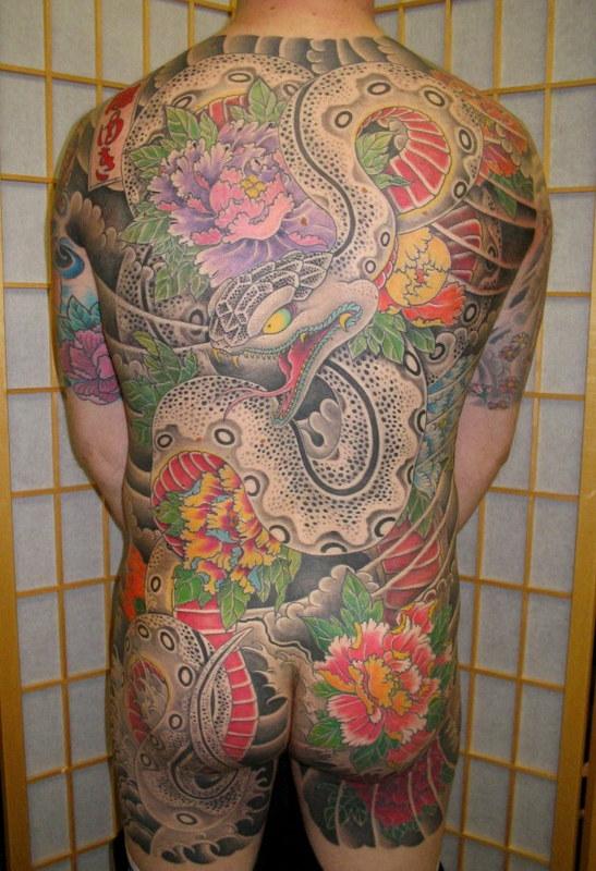 in Japanese tattoos,